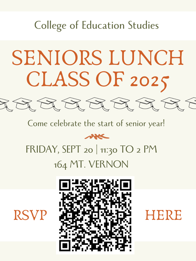 CES Senior Lunch poster